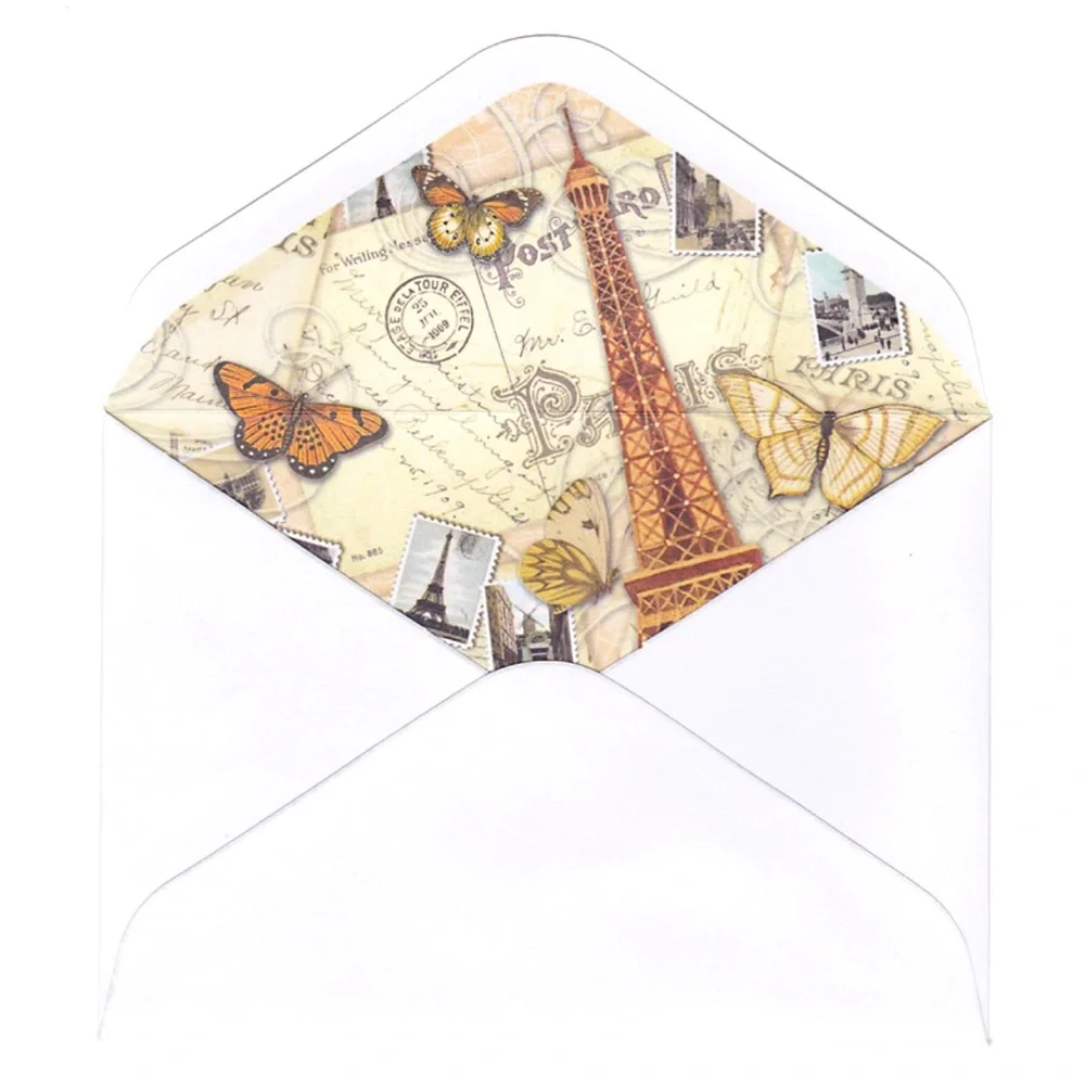 Punch Studio Single Etched Eiffel Tower Laser-Cut Card & Lined Envelope (66703)